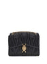 Versace Black Calf Leather Bos Taurus Shoulder Bag Versace