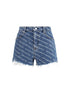 Alexander Wang Blue Cotton Bermuda Shorts Alexander Wang