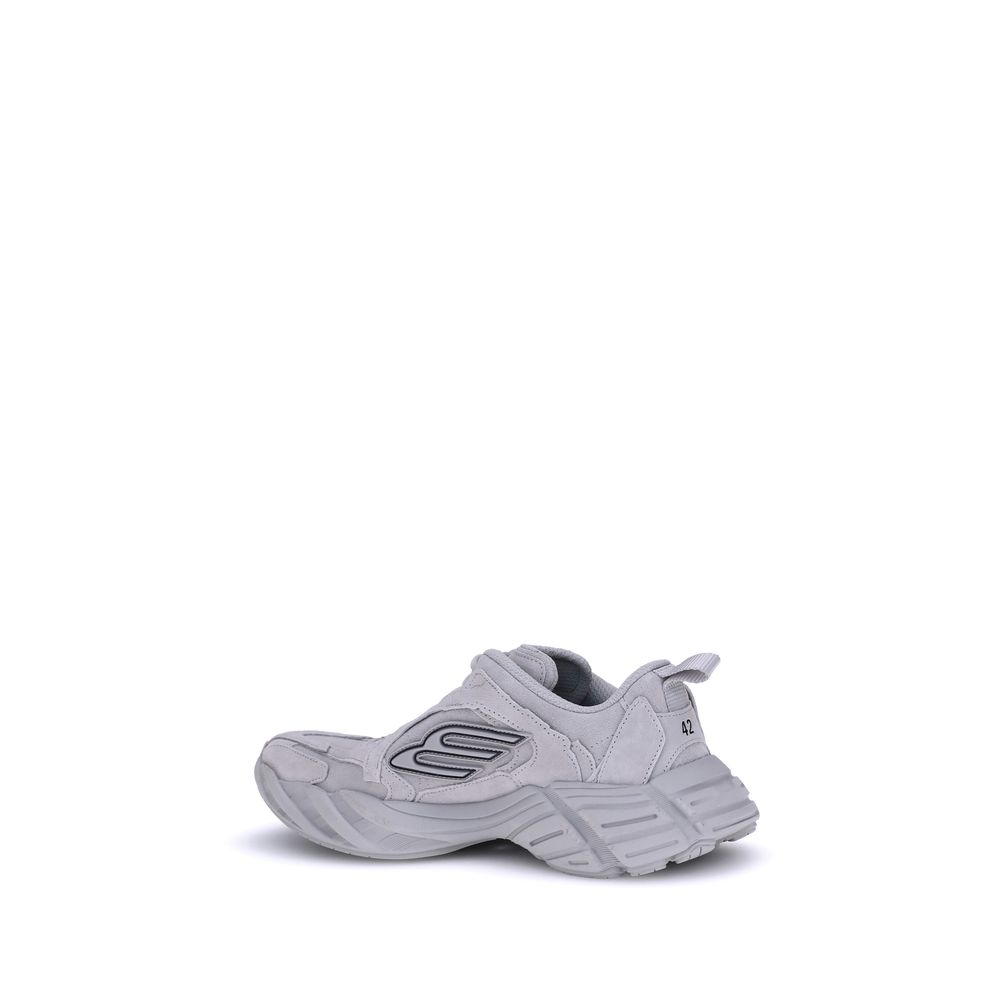 Balenciaga Gray Polyester Athletic Sneakers Balenciaga