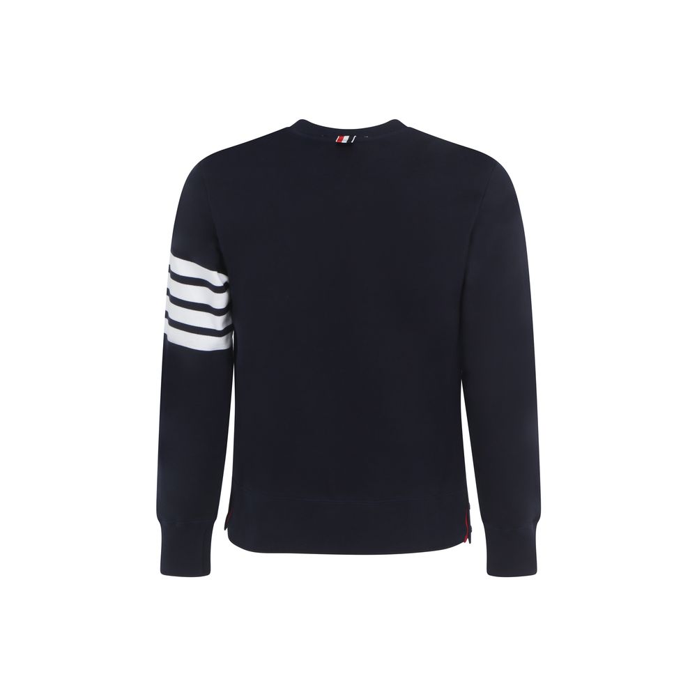 Thom Browne Blue Cotton Sweatshirt Thom Browne