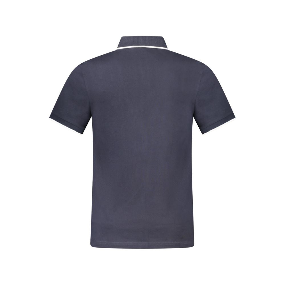 Hugo Boss Blu Cotton Slim Men Polo Hugo Boss