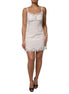 Dolce & Gabbana White Lace DG Logo Silk Dress Sleepwear Dolce & Gabbana