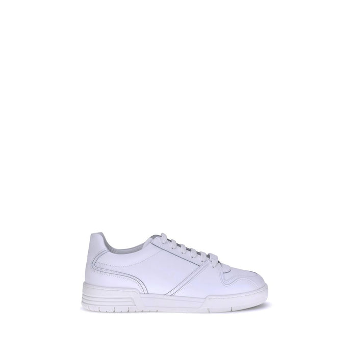 Moschino White Rubber Low Top Sneakers Moschino
