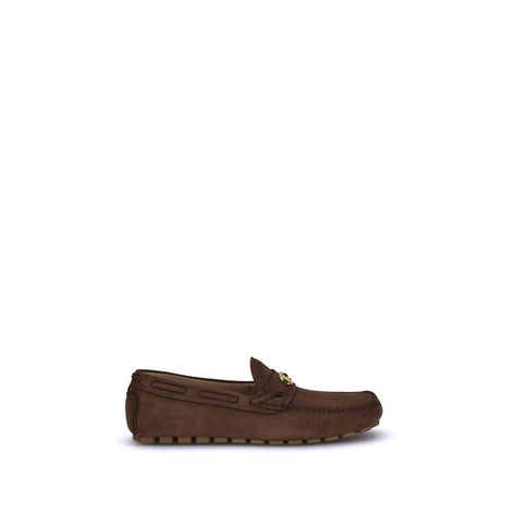Valentino Garavani Brown Rubber Slip-On Loafers Valentino Garavani