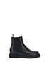Dolce & Gabbana Black Calf Leather Bos Taurus Chelsea Boots Dolce & Gabbana