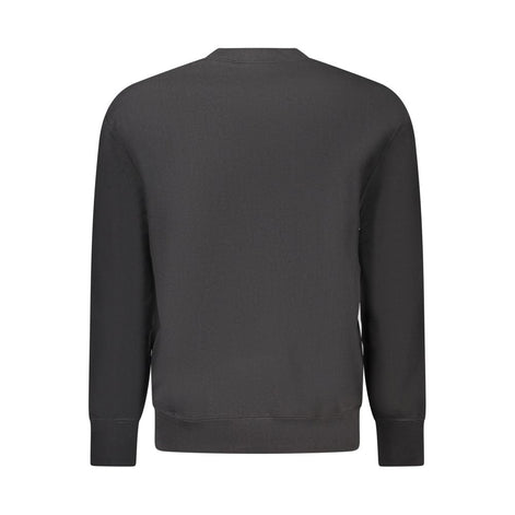 Calvin Klein Black Cotton Men Sweatshirt Calvin Klein