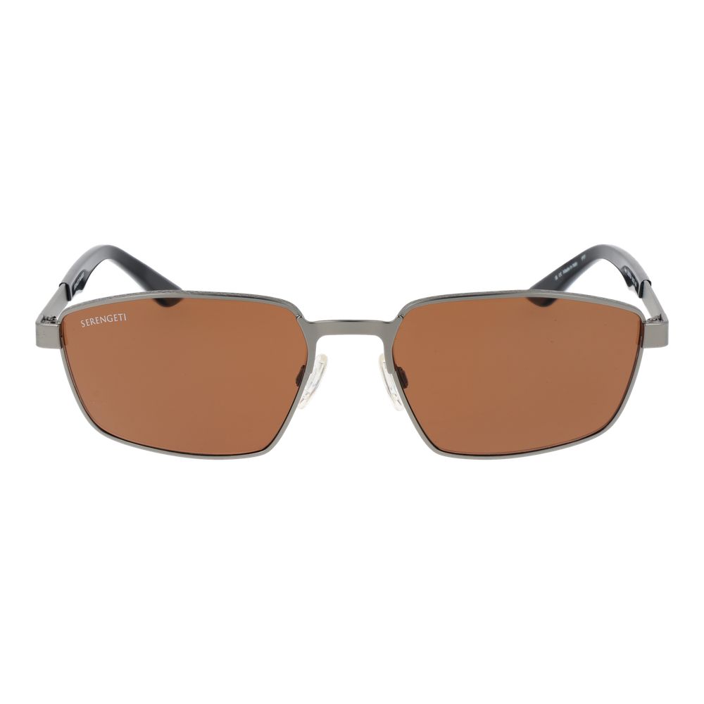 Serengeti Gray Metal Sunglasses Serengeti