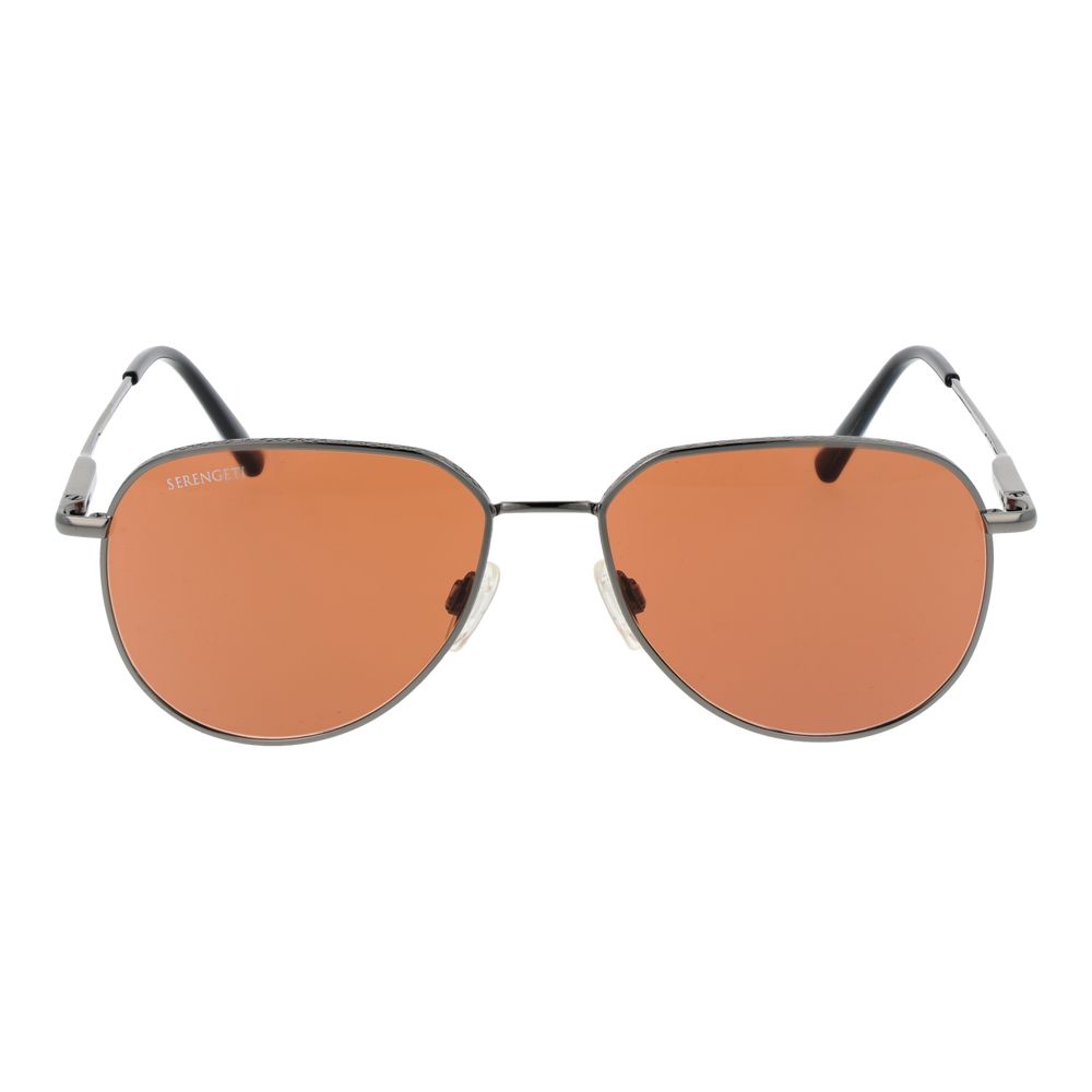 Serengeti Gray Metal Sunglasses Serengeti