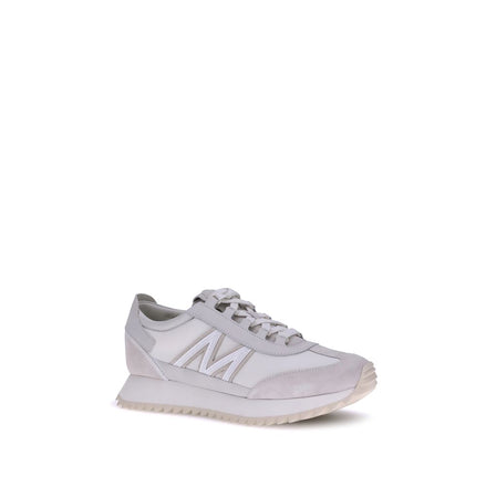 Moncler White Polyamide Low Top Sneakers Moncler