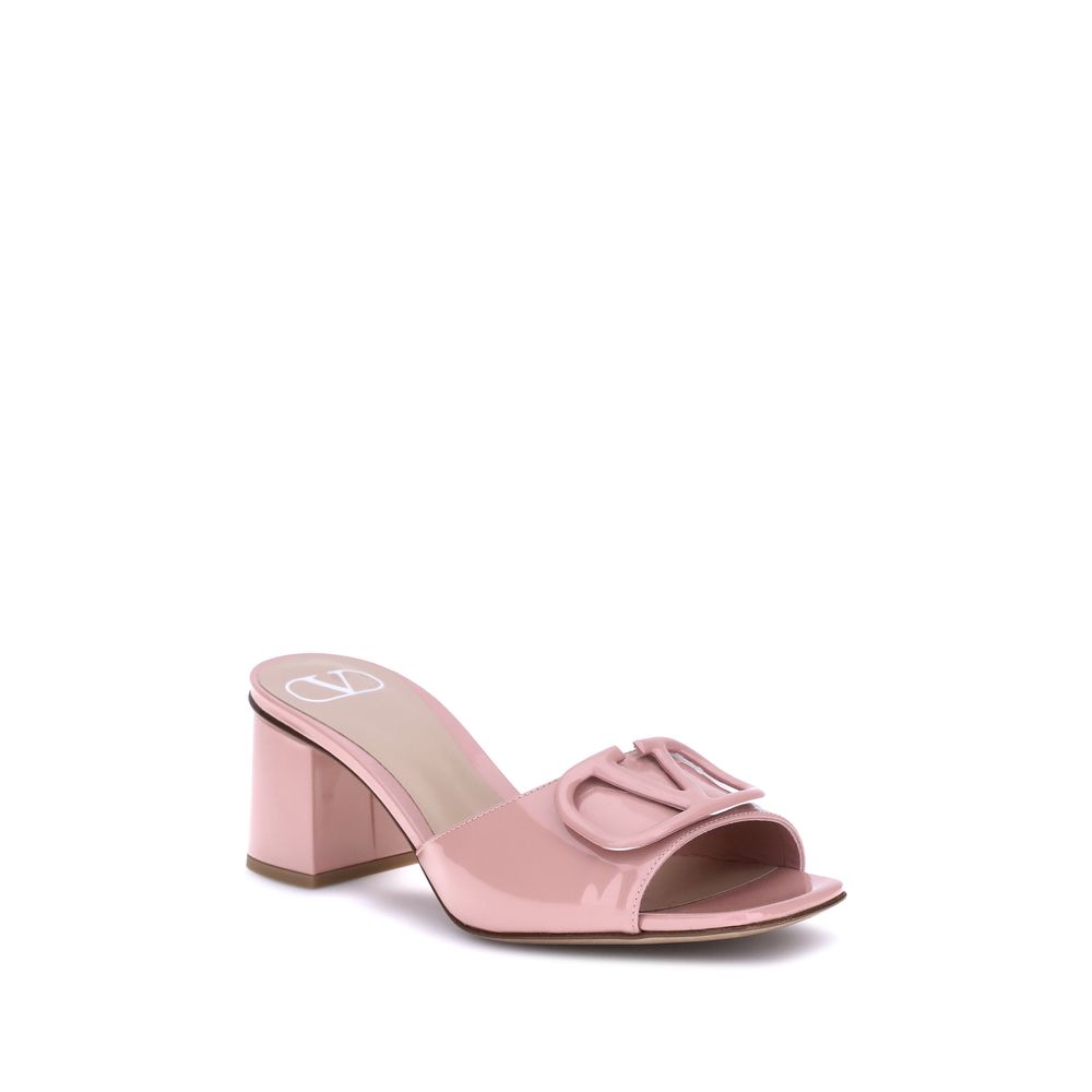 Valentino Garavani Multicolor Calf Leather Bos Taurus Sandals Valentino Garavani