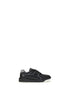 Valentino Garavani Black Calf Leather Bos Taurus Low Top Sneakers Valentino Garavani
