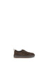 Santoni Brown Calf Leather Bos Taurus Low Top Sneakers Santoni