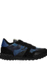 Valentino Garavani Blue Leather Low Top Sneakers Valentino Garavani