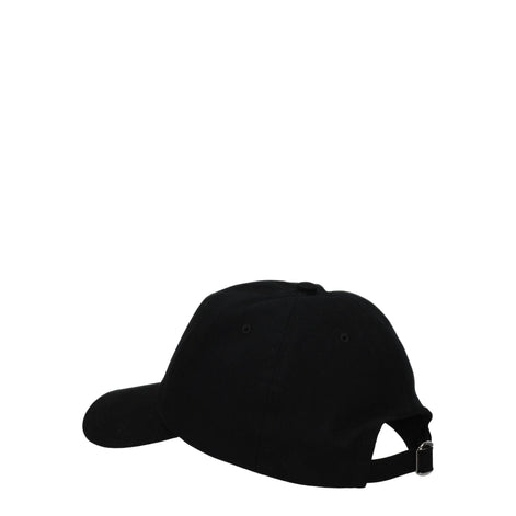 Valentino Garavani Black Cotton Cap (Baseball Hat) Valentino Garavani