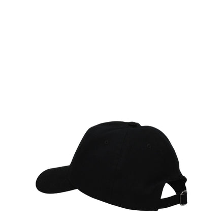 Valentino Garavani Black Cotton Cap (Baseball Hat) Valentino Garavani
