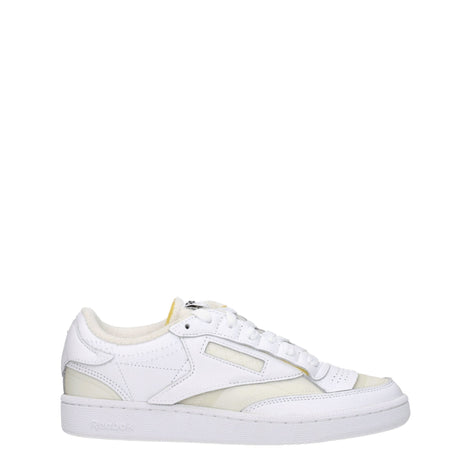 Maison Margiela White Fabric Low Top Sneakers Maison Margiela