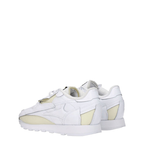 Maison Margiela White Leather Athletic Sneakers Maison Margiela