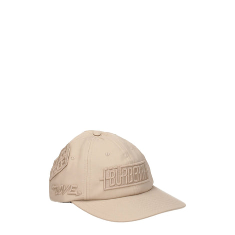 Burberry Beige Cotton Cap (Baseball Hat) Burberry