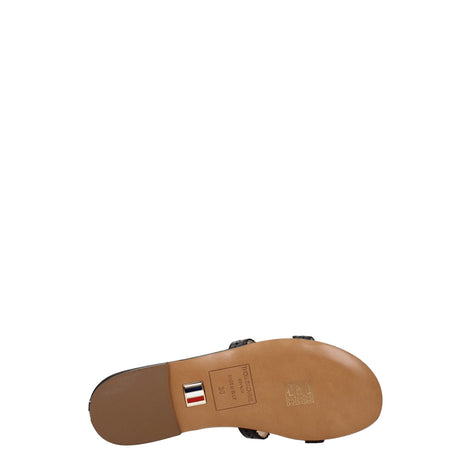 Thom Browne Black Leather Slippers Thom Browne