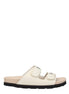 Palm Angels Beige Leather Flat Sandals Palm Angels