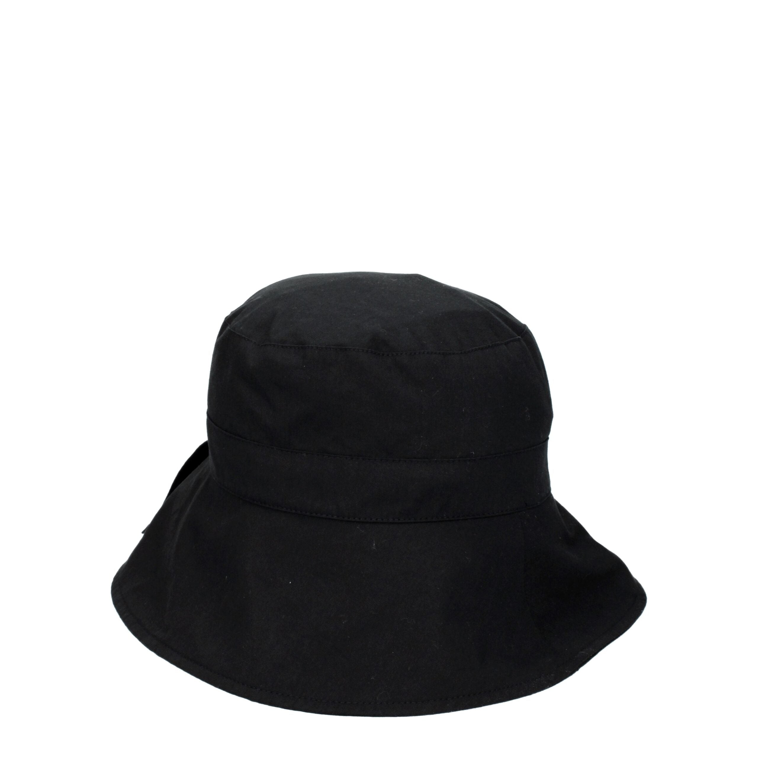 Jacquemus Black Cotton Bucket Hat Jacquemus