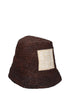 Jacquemus Brown Raffia Bucket Hat Jacquemus