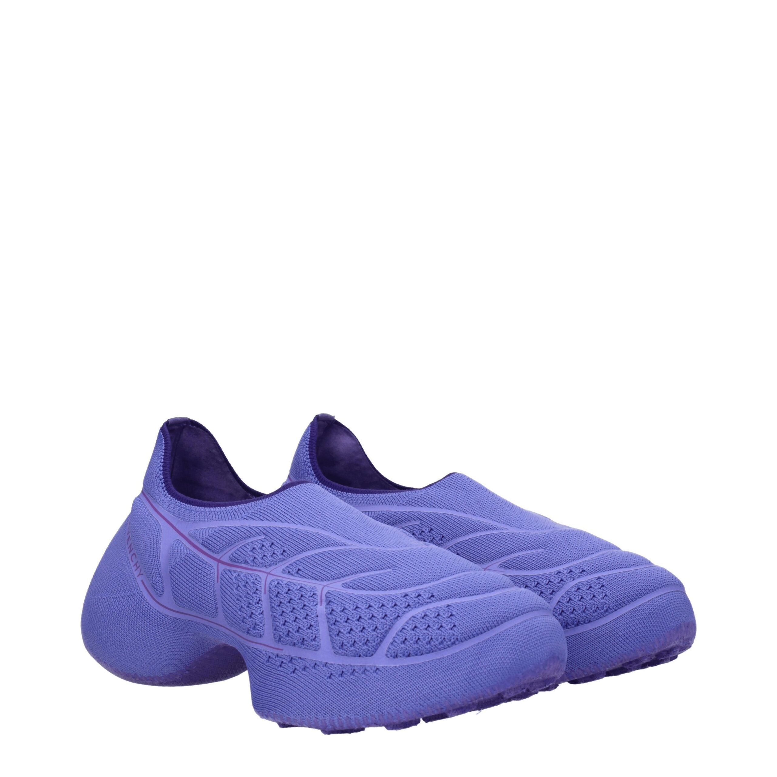 Givenchy Purple Fabric Slip-On Loafers Givenchy