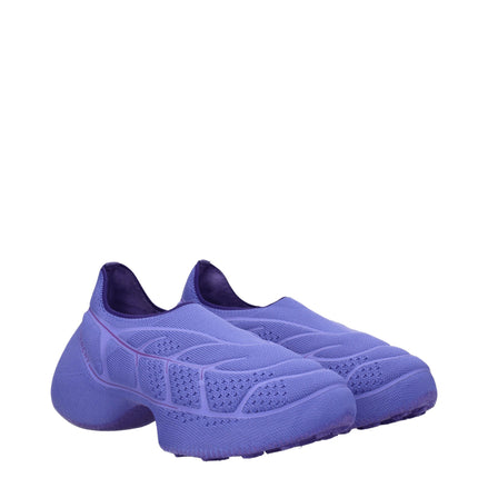 Givenchy Purple Fabric Slip-On Loafers Givenchy