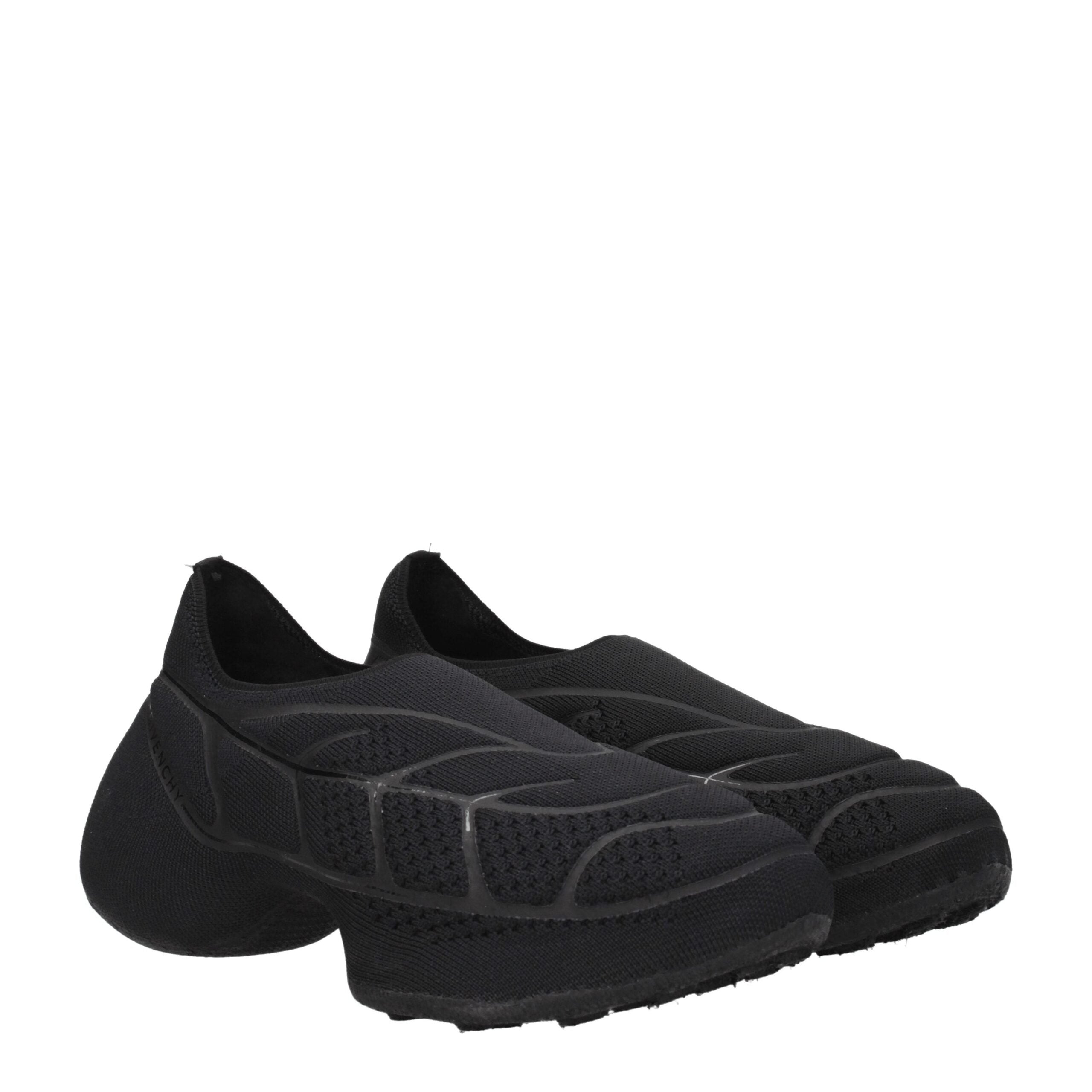 Givenchy Black Fabric Slip-On Loafers Givenchy