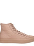 Valentino Garavani Pink Fabric High Top Sneakers Valentino Garavani