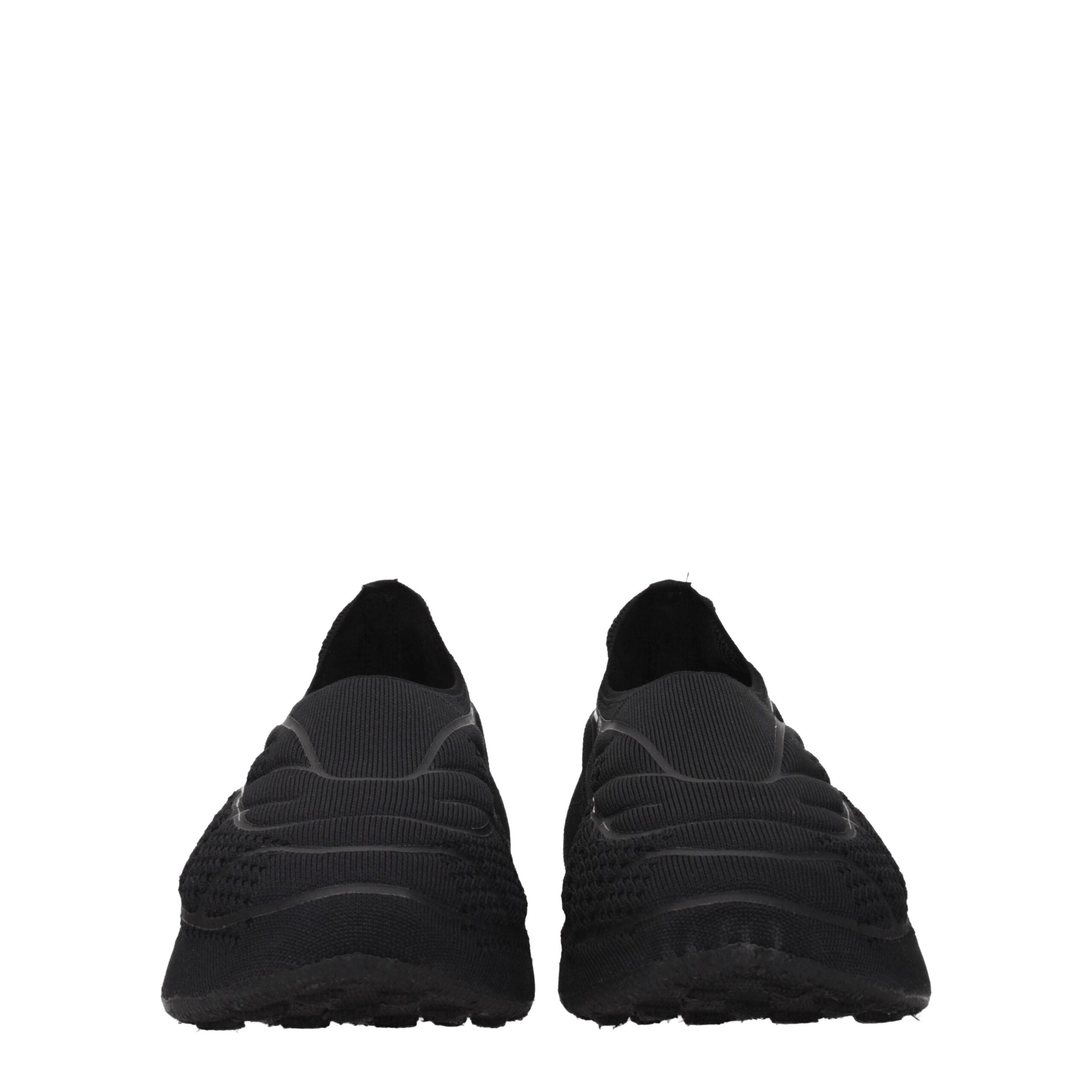 Givenchy Black Fabric Slip-On Loafers Givenchy