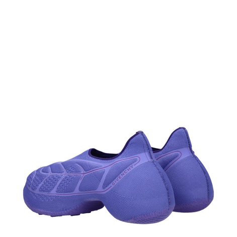 Givenchy Purple Fabric Slip-On Loafers Givenchy