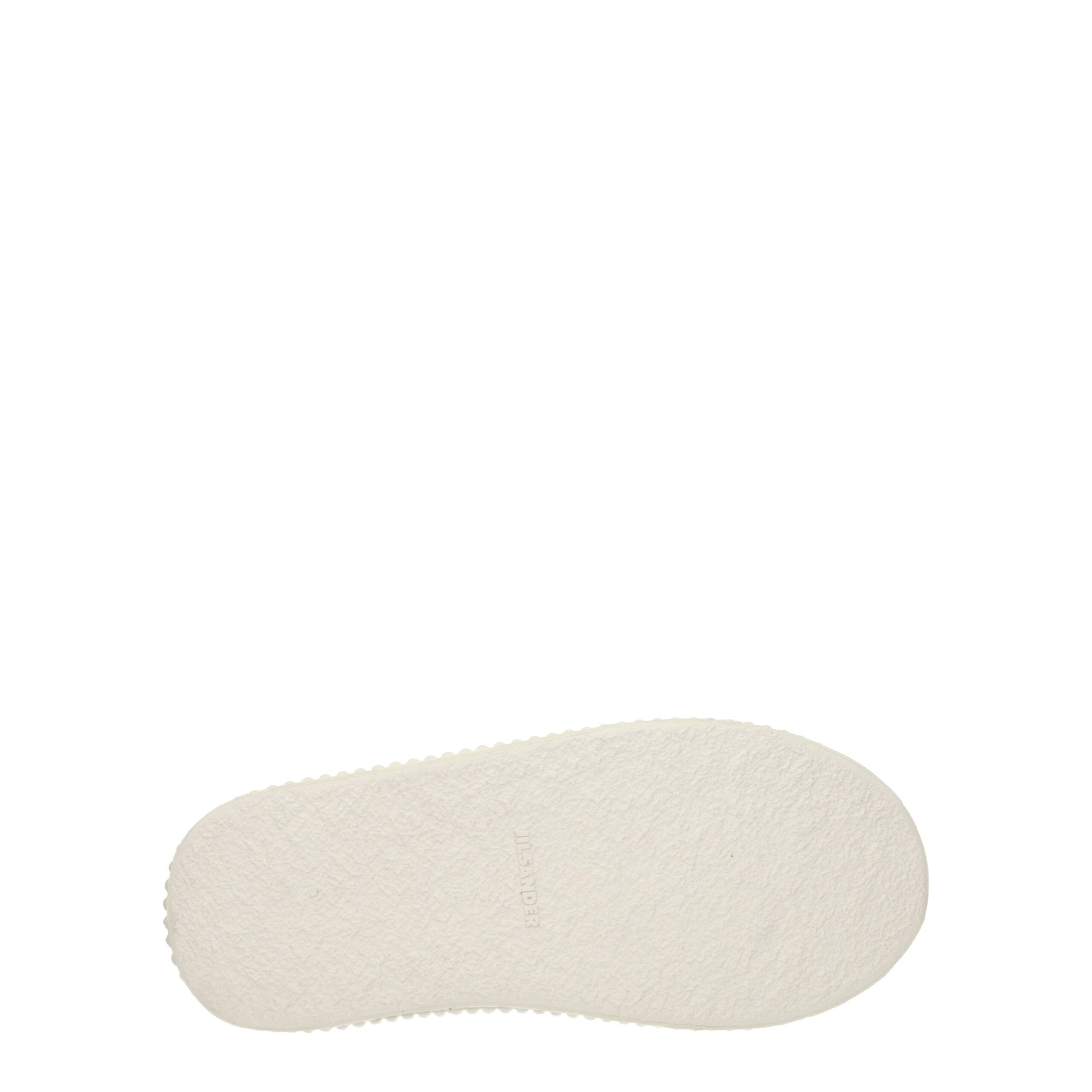 Jil Sander White Fabric Platform Sneakers Jil Sander