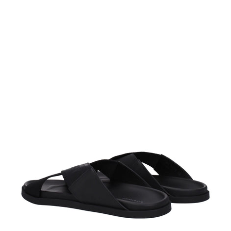 Givenchy Black Fabric Slippers Givenchy