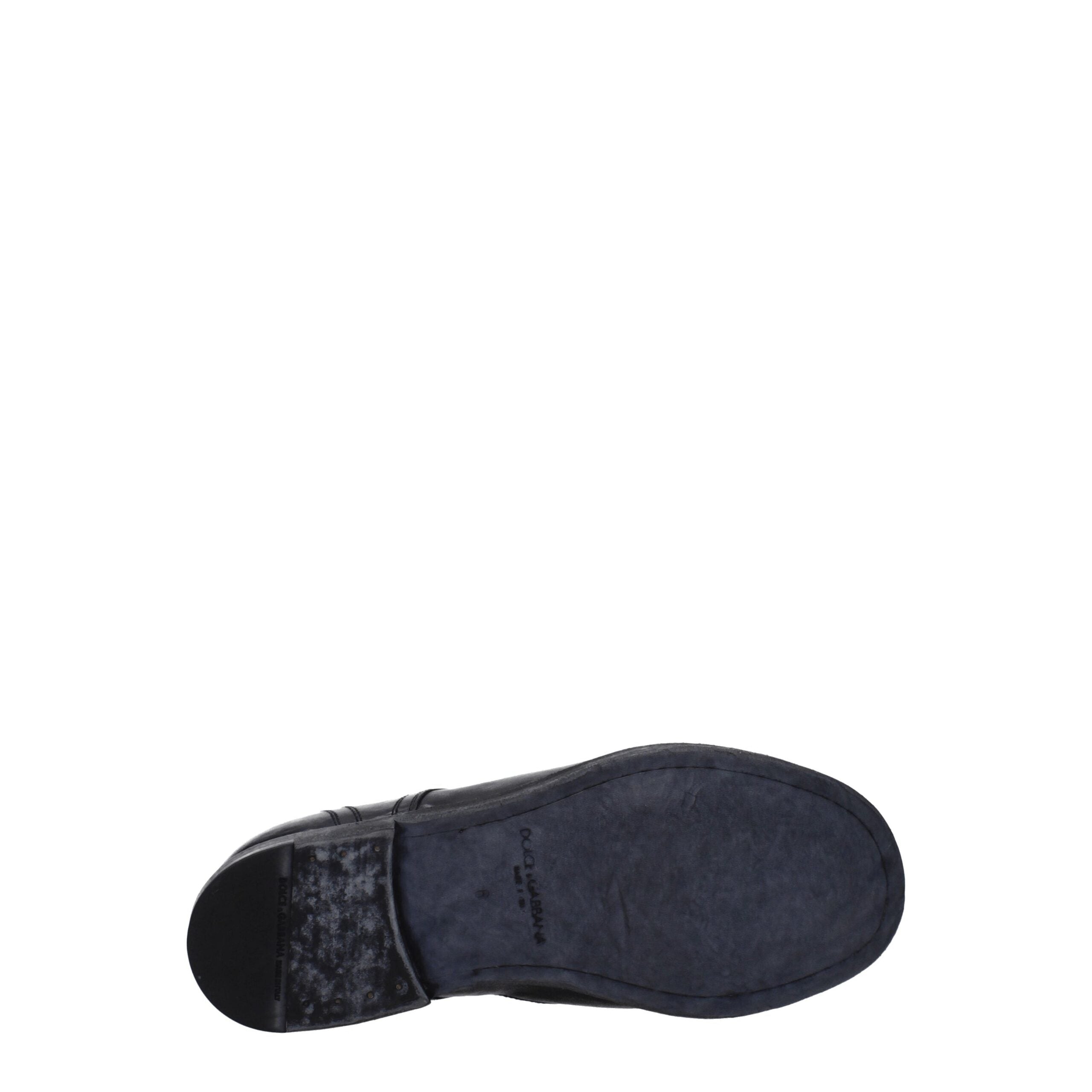 Dolce & Gabbana Black Leather Oxfords And Derbies Dolce & Gabbana