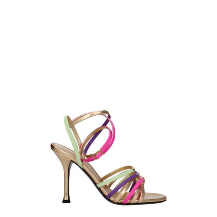 Valentino Garavani Multicolor Leather Stiletto Heel Sandals Valentino Garavani