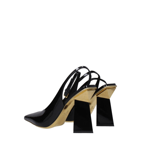 Valentino Garavani Black Leather Sandals Valentino Garavani