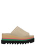 Stella McCartney Beige Leather Slippers Stella McCartney