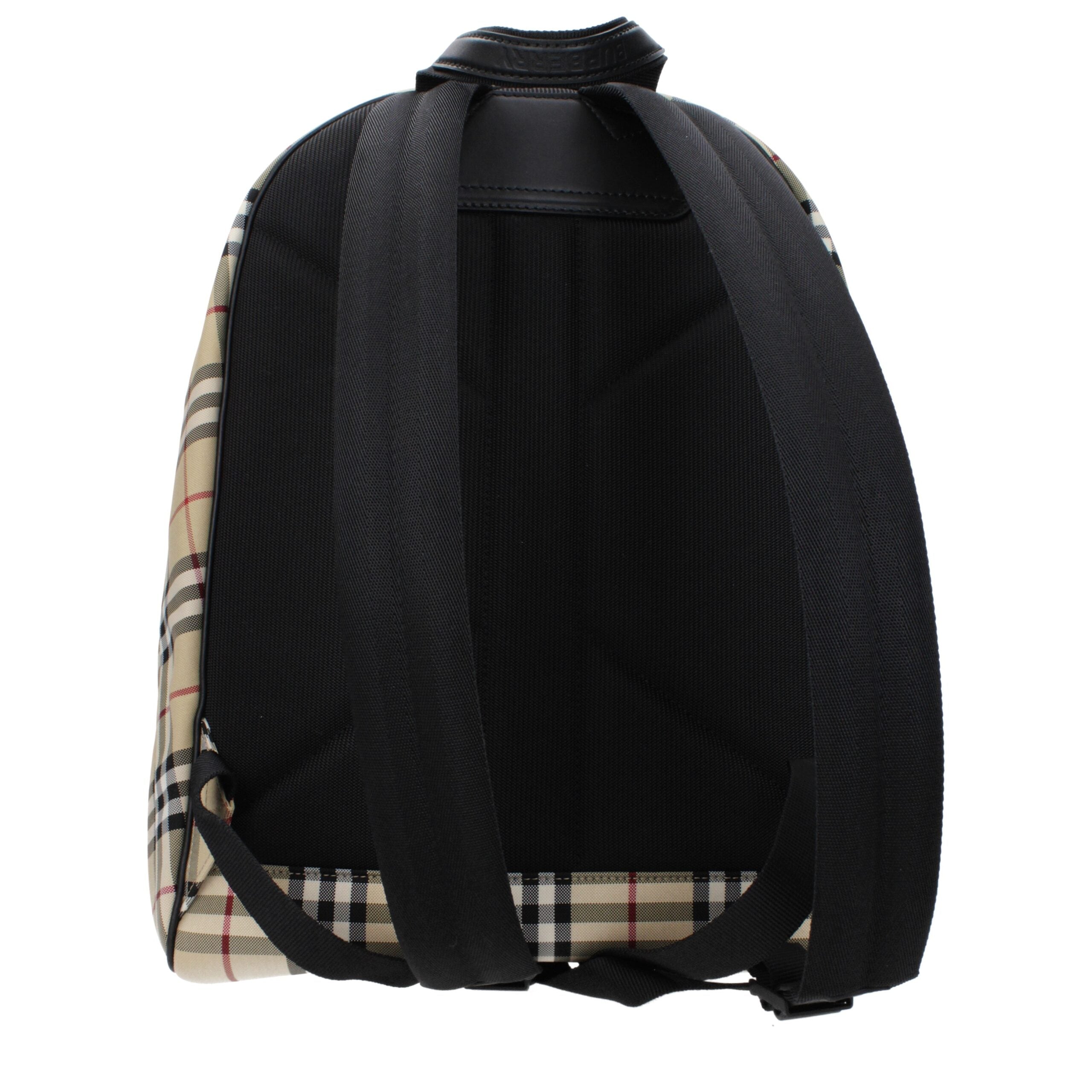 Burberry Beige Fabric Backpack Burberry