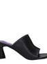 Stella McCartney Black Leather Stiletto Heel Sandals Stella McCartney