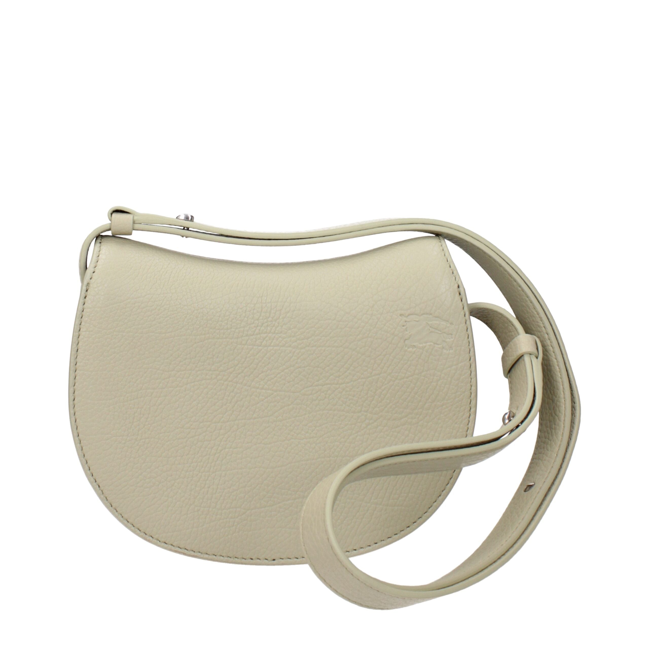 Burberry Green Leather Shoulder Bag Burberry