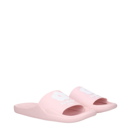 Kenzo Pink Cotton Slippers Kenzo