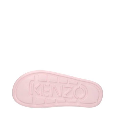 Kenzo Pink Cotton Slippers Kenzo