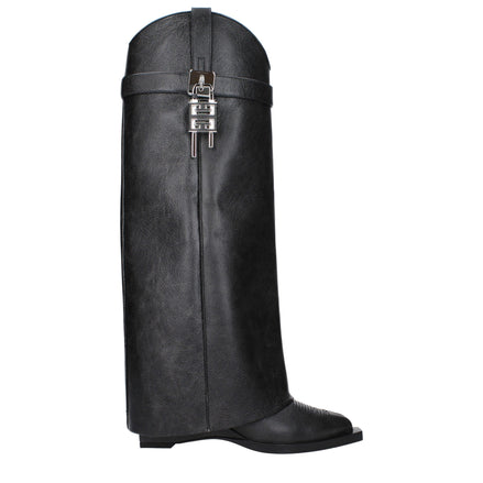 Givenchy Black Leather Boots Givenchy
