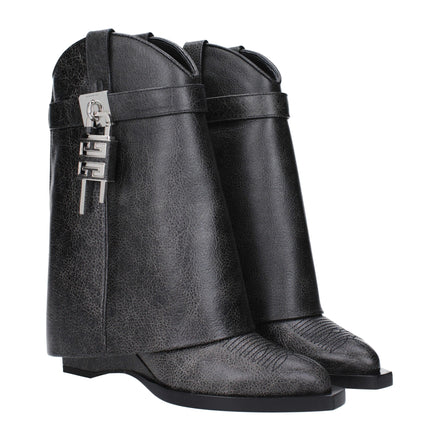 Givenchy Black Leather Ankle Boots Givenchy