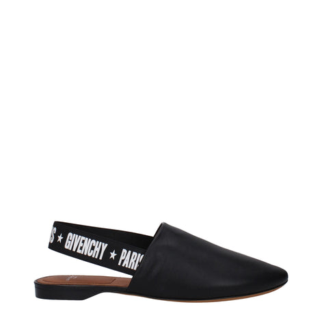 Givenchy Black Leather Slides Givenchy