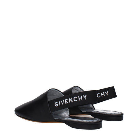 Givenchy Black Leather Mules Givenchy