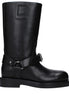 Burberry Black Leather Boots Burberry