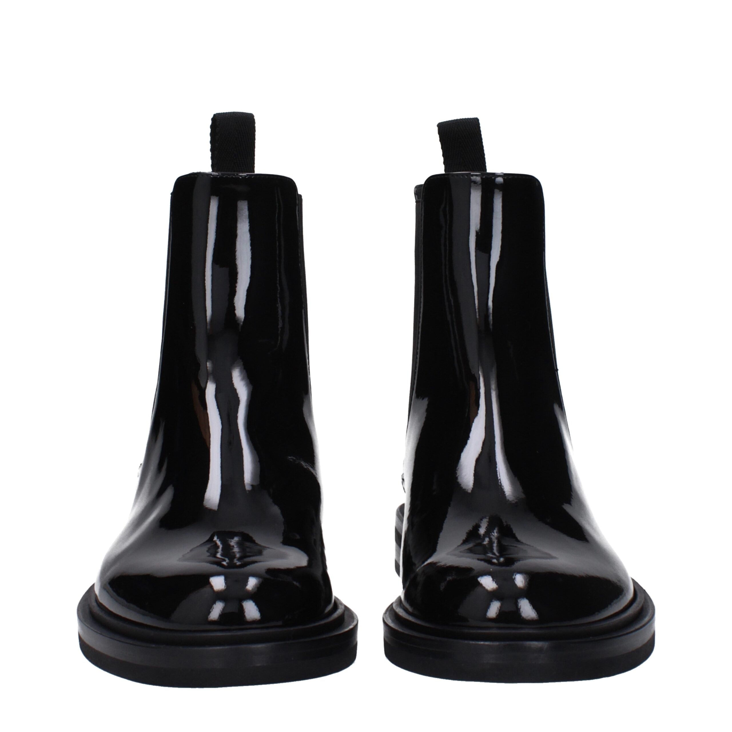 Dolce & Gabbana Black Leather Ankle Boots Dolce & Gabbana