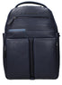 Piquadro Blue Leather Backpack Piquadro